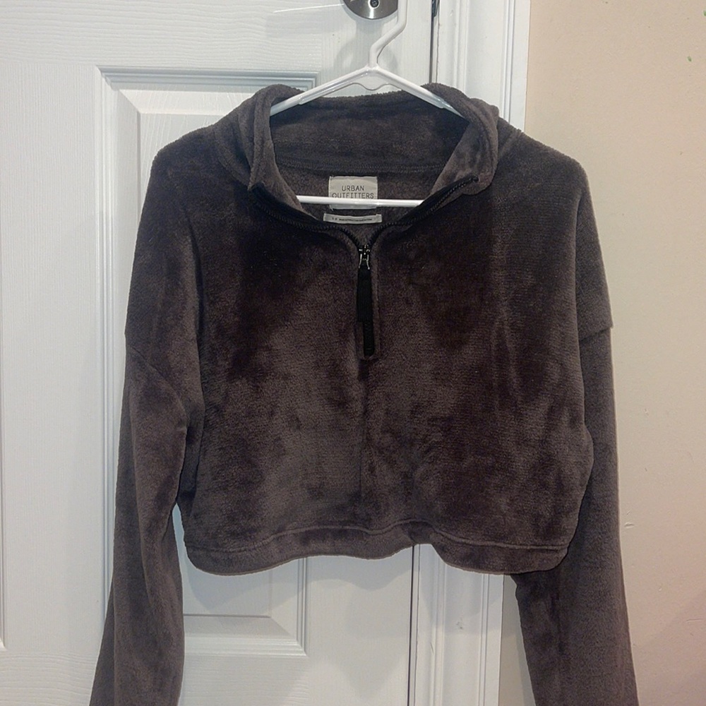 Urban Outfitter Fuzzy Quarterzip